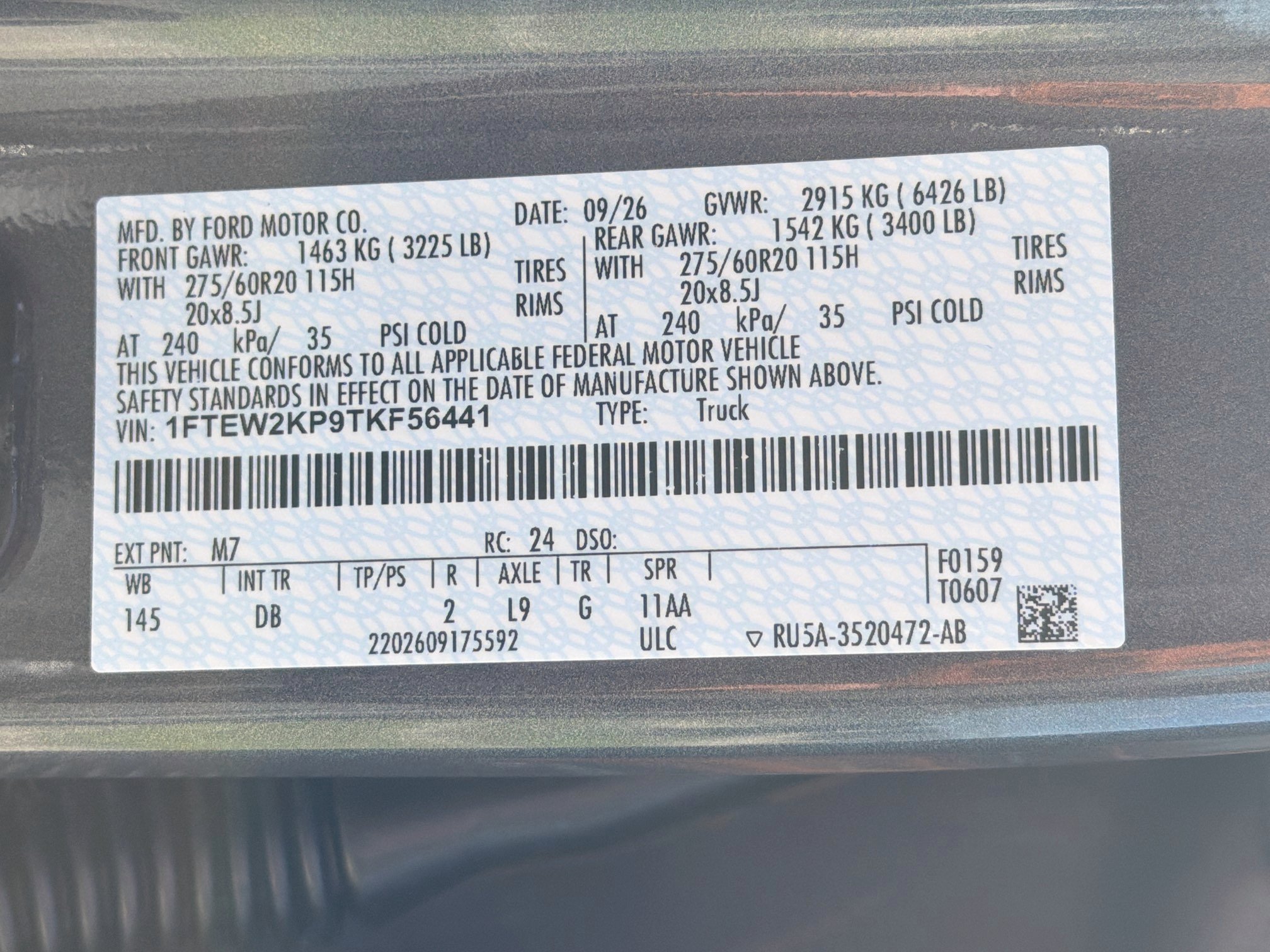 New 2026 Ford F150 STX w/ Equipment Group 200A RWD image 18