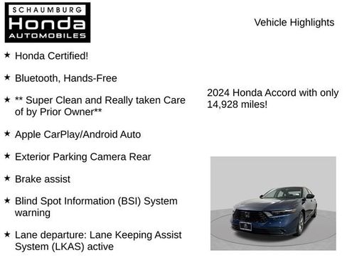 Used 2024 Honda Accord EX image 14