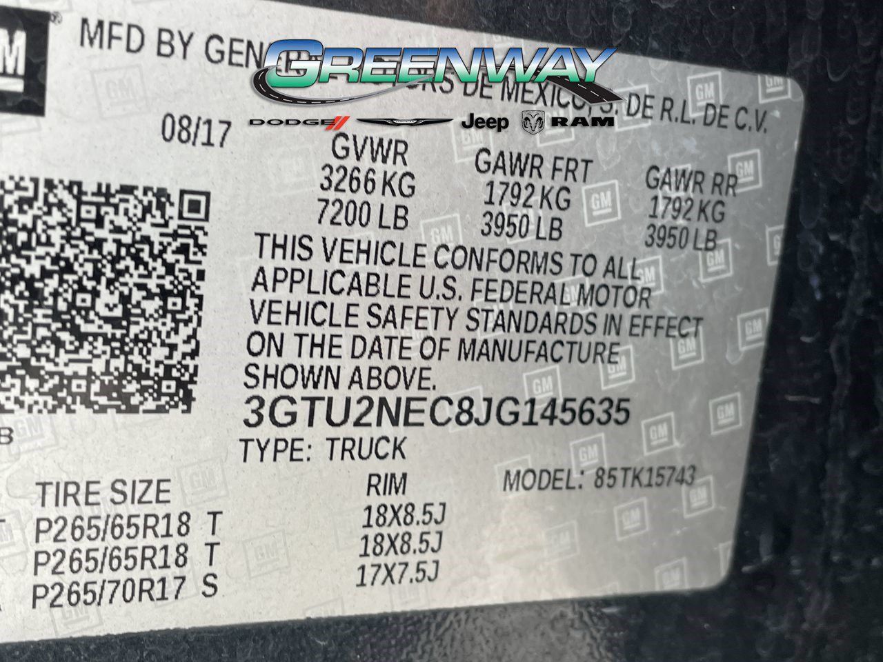 Used 2018 GMC Sierra 1500 SLT w/ All Terrain Package AWD/4WD image 34