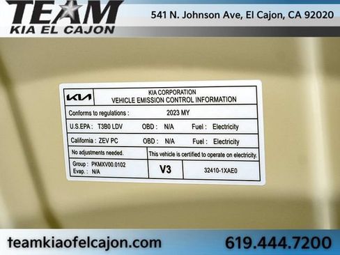 Certified 2023 Kia EV6 Wind w/ Wind Technology Package RWD image 37