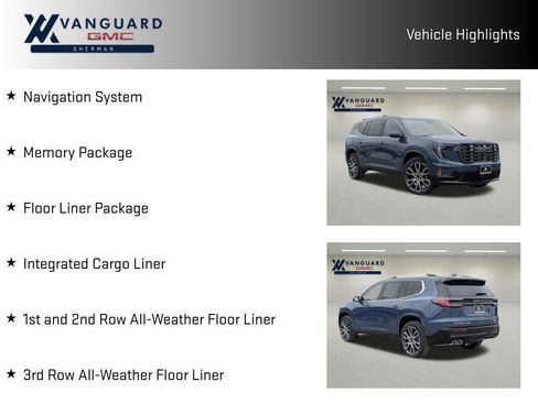 New 2026 GMC Acadia Denali Ultimate w/ LPO, Floor Liner Package AWD/4WD image 14