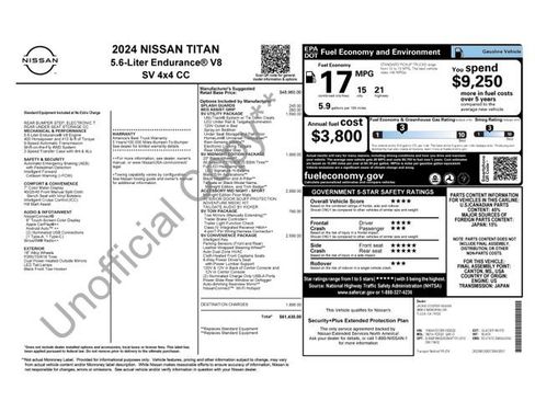 Used 2024 Nissan Titan SV AWD/4WD image 27