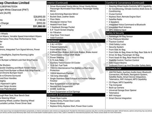 Used 2015 Jeep Cherokee Limited FWD image 10