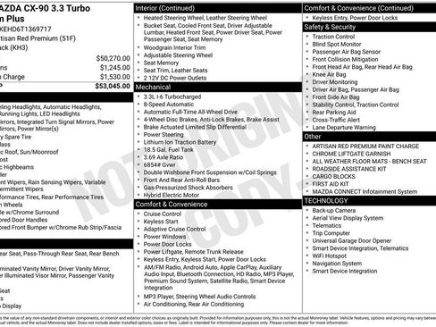 New 2026 MAZDA CX-90 3.3 Turbo w/ Premium Plus Pkg image 6