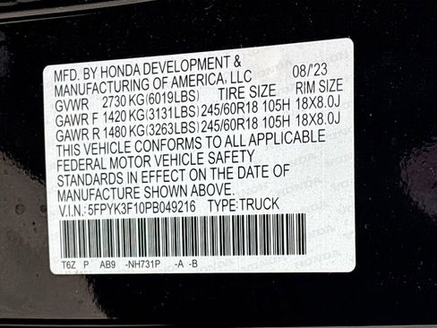 Used 2023 Honda Ridgeline Sport image 29