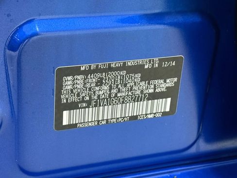 Used 2015 Subaru WRX Limited image 48