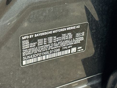 Used 2022 BMW X3 sDrive30i w/ M Sport Package 2 RWD image 34