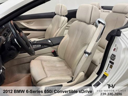 Used 2012 BMW 650i xDrive Convertible AWD/4WD image 23
