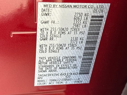 New 2027 INFINITI QX65 Sport w/ Cargo Package AWD/4WD image 31