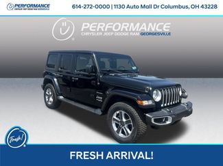 Used 2021 Jeep Wrangler Unlimited Sahara w/ Uconnect 4C Nav & Sound Group AWD/4WD video 1