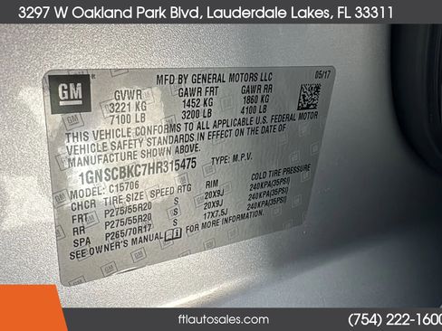 Used 2017 Chevrolet Tahoe LT image 66