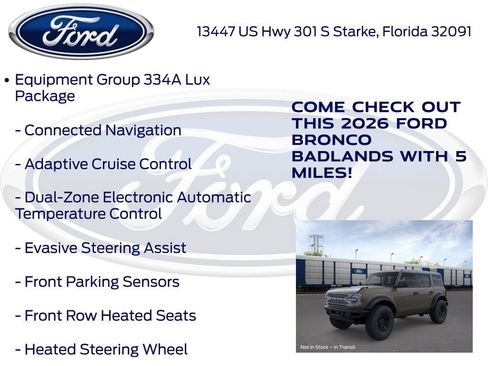 New 2026 Ford Bronco Badlands AWD/4WD image 20