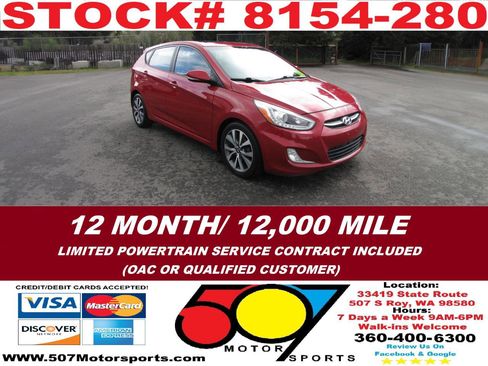 Used 2015 Hyundai Accent Sport w/ Option Group 04 FWD image 2