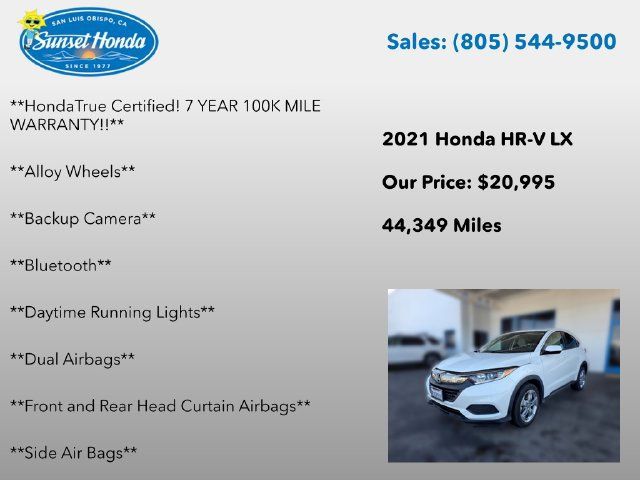Used 2021 Honda HR-V LX image 6