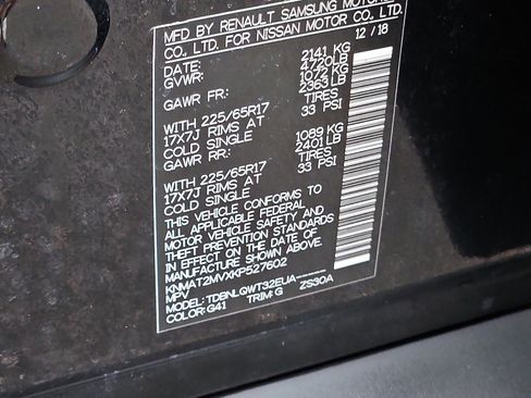 Certified 2019 Nissan Rogue SV AWD/4WD image 26