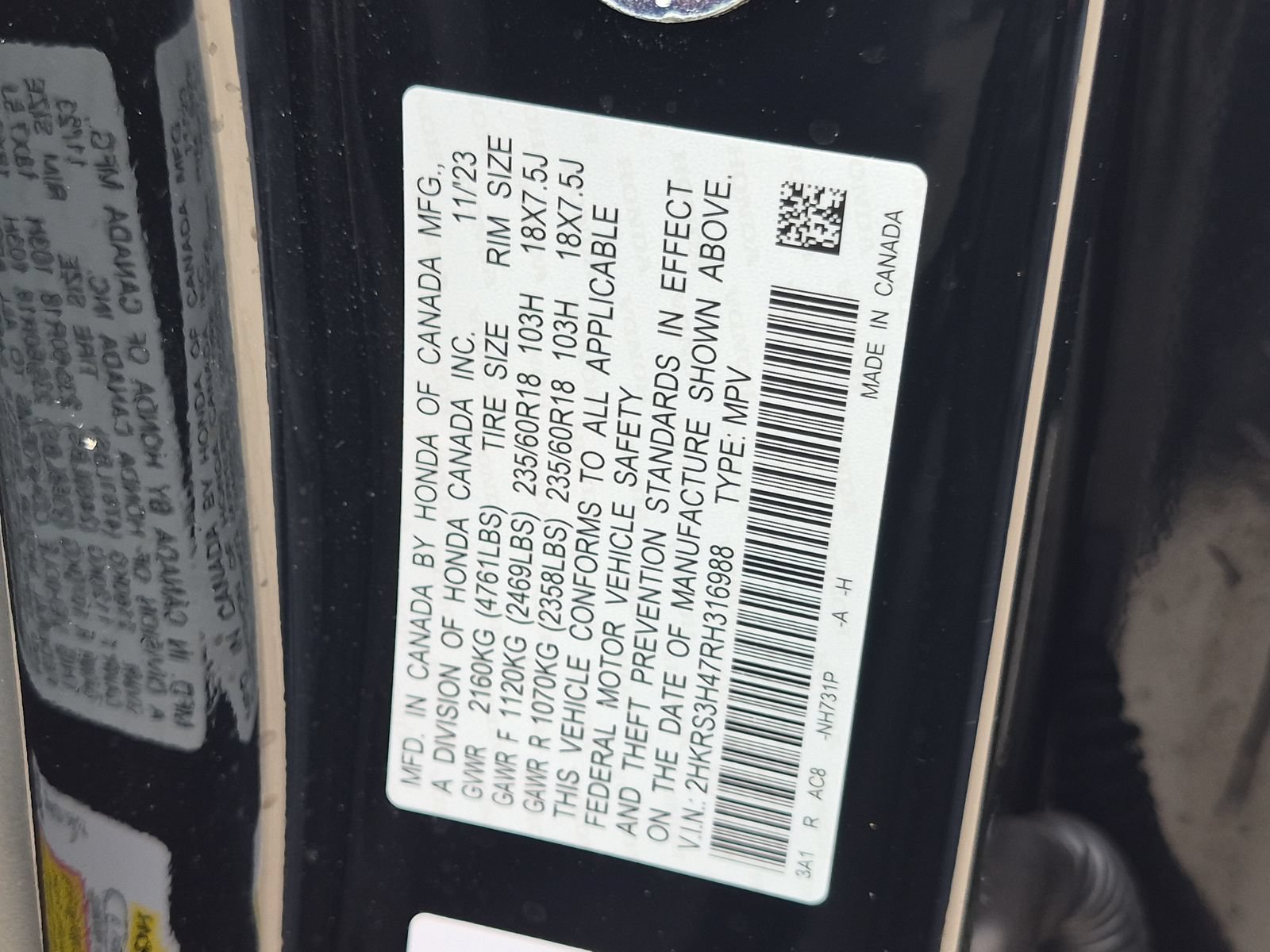 Certified 2024 Honda CR-V EX image 23