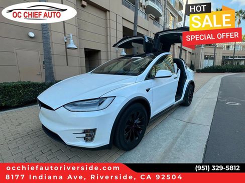 Used 2021 Tesla Model X Long Range AWD/4WD image 1
