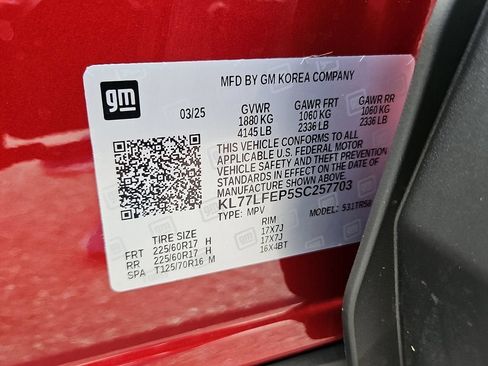 Certified 2025 Chevrolet Trax LS w/ Driver Confidence Package FWD image 26