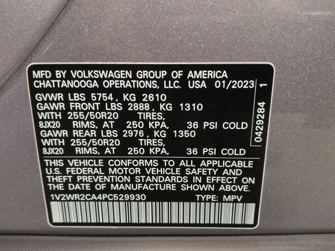 Used 2023 Volkswagen Atlas SE FWD image 33