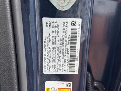 Certified 2026 Honda CR-V EX-L image 28