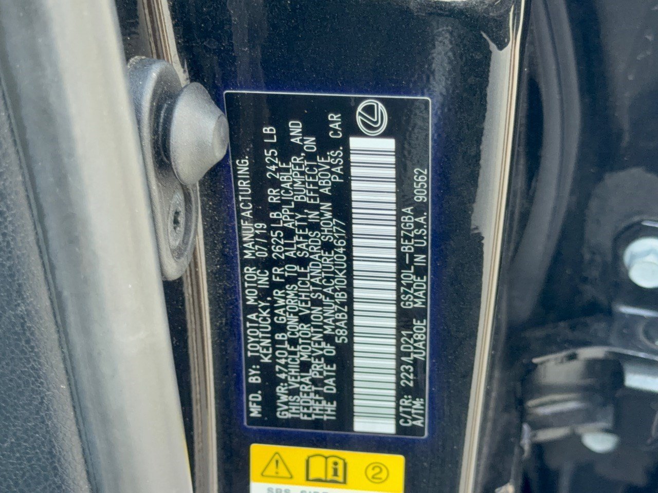 Used 2019 Lexus ES 350 w/ Premium Package FWD image 32