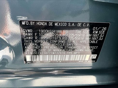 Used 2026 Honda HR-V EX-L image 33