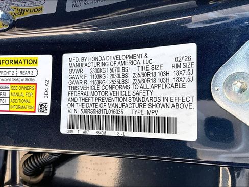 New 2026 Honda CR-V Sport-L image 22