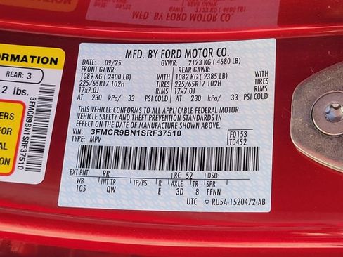 Used 2025 Ford Bronco Sport Big Bend w/ Convenience Package AWD/4WD image 14