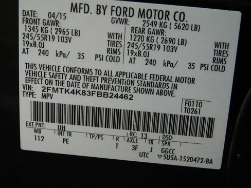Used 2015 Ford Edge Titanium w/ Equipment Group 301A image 26