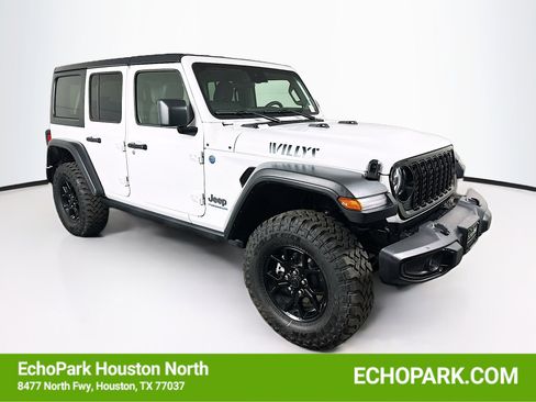 Used 2025 Jeep Wrangler Unlimited Sport S 4xe AWD/4WD image 1