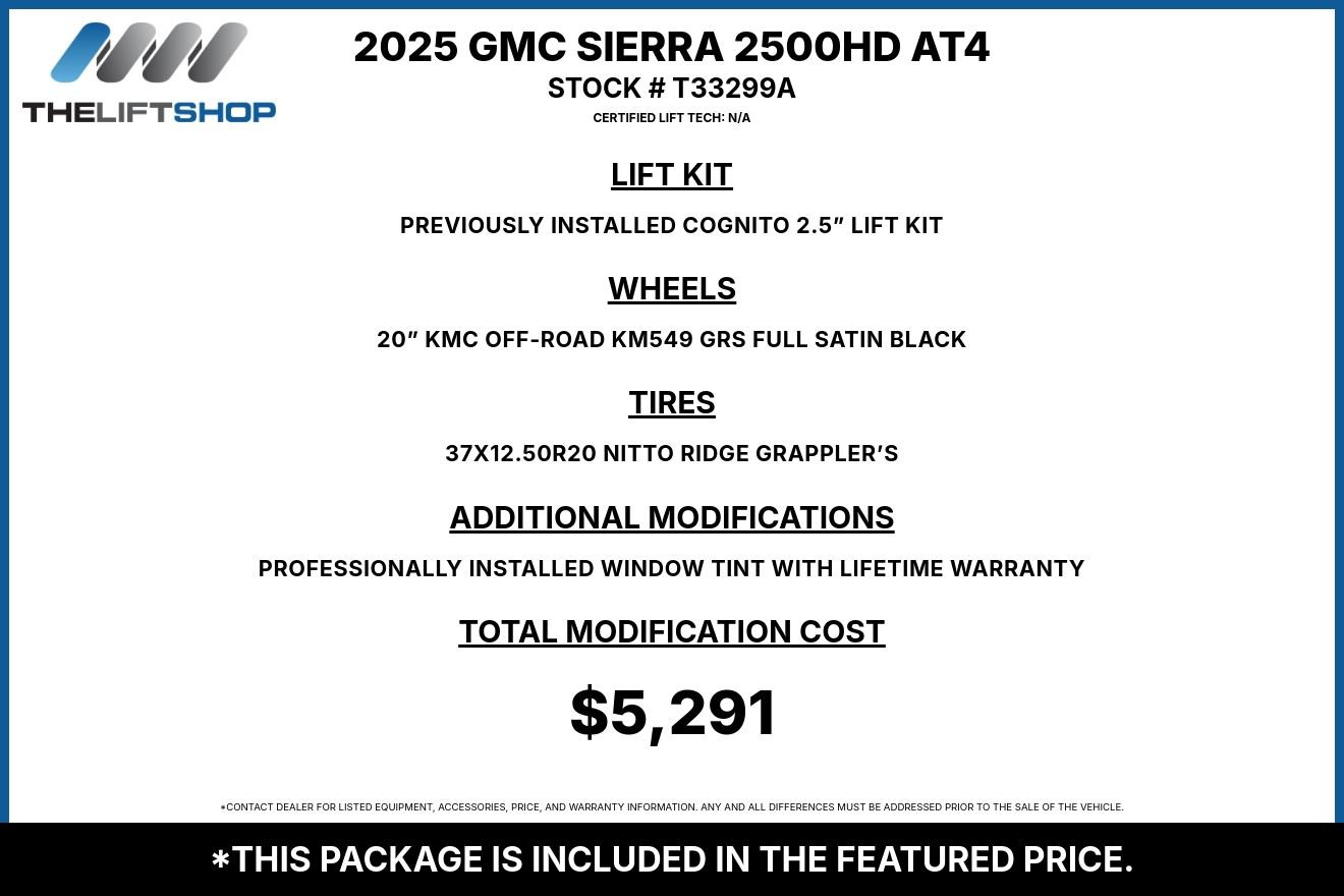 Used 2025 GMC Sierra 2500 AT4 w/ AT4 Premium Plus Package AWD/4WD image 2