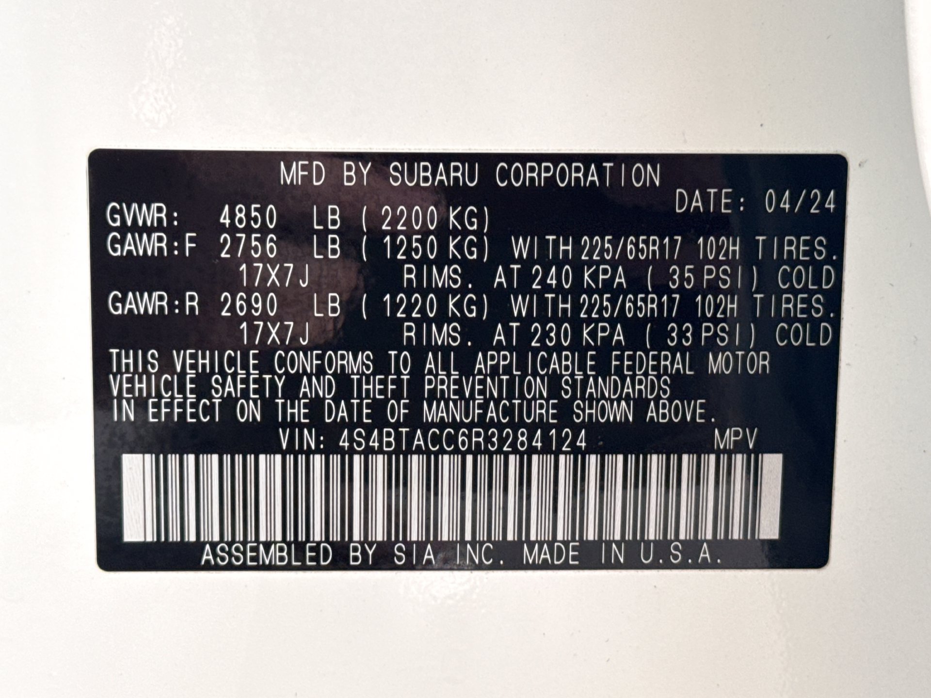 Used 2024 Subaru Outback Premium AWD/4WD image 16