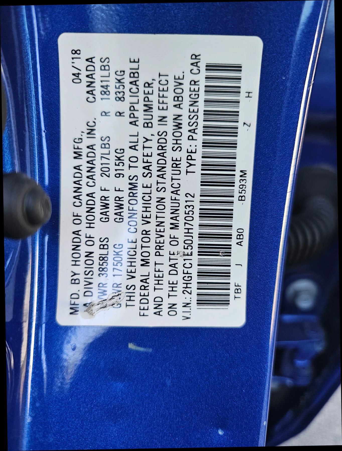 Used 2018 Honda Civic Si image 29