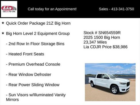 Certified 2025 RAM 1500 Big Horn AWD/4WD image 6