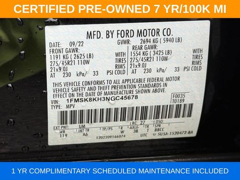 Used 2022 Ford Explorer ST-Line AWD/4WD image 31