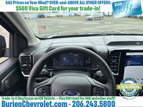 Used 2025 Ford Ranger XLT w/ Trailer Tow Package AWD/4WD image 13
