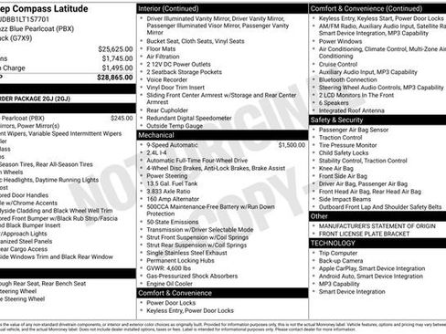 Used 2020 Jeep Compass Latitude image 33