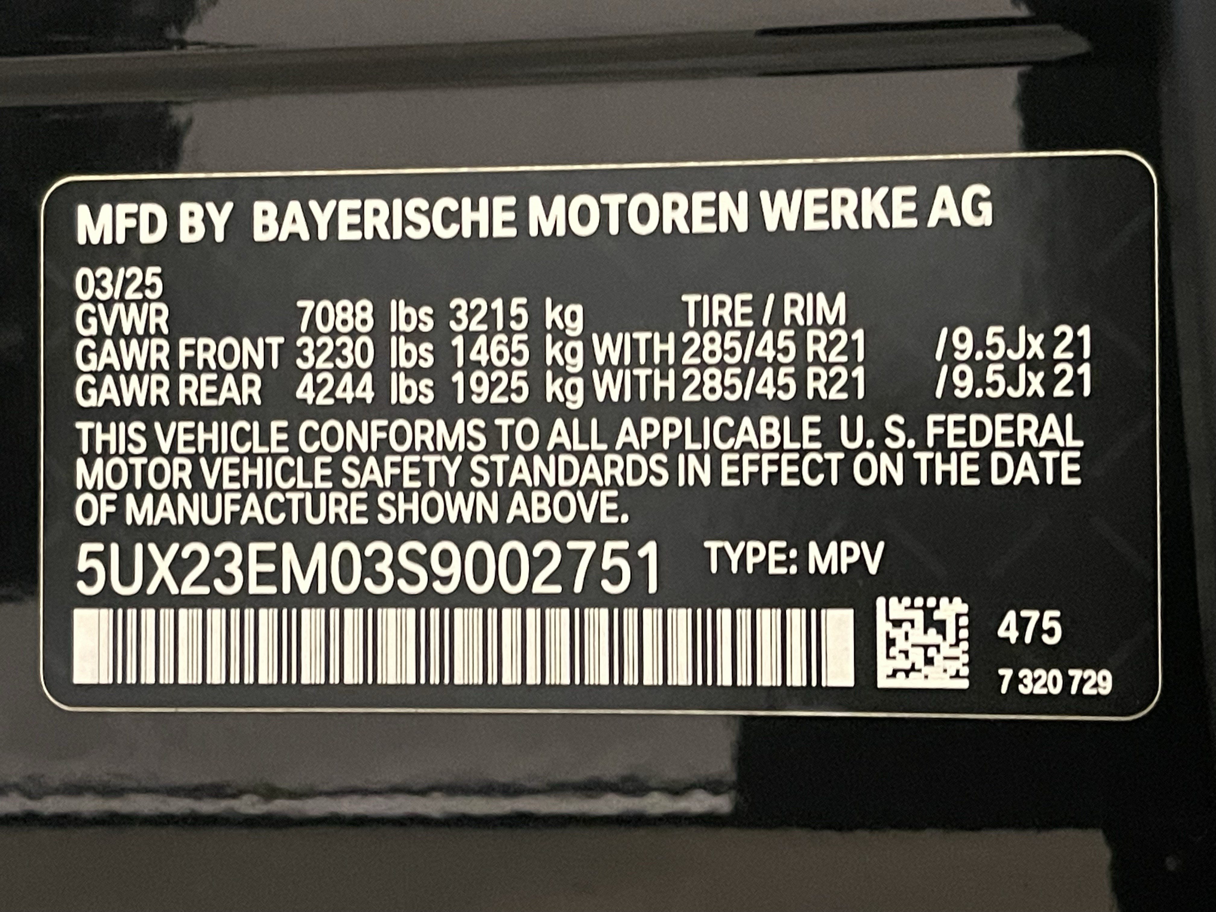 Certified 2025 BMW X7 xDrive40i w/ M Sport Package AWD/4WD image 25