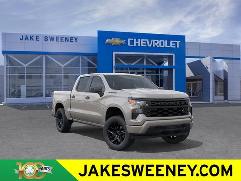 New 2026 Chevrolet Silverado 1500 Custom w/ LPO, Dark Essentials Package AWD/4WD image 1