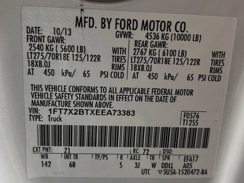 Used 2014 Ford F250 Lariat w/ Lariat Interior Package AWD/4WD image 55