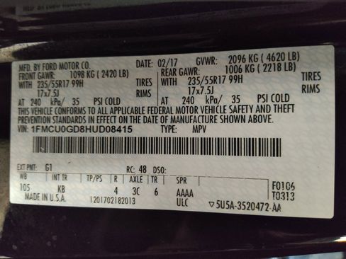 Used 2017 Ford Escape SE FWD image 33