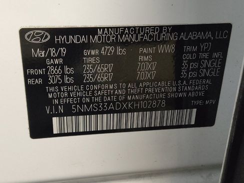 Used 2019 Hyundai Santa Fe SEL FWD image 33