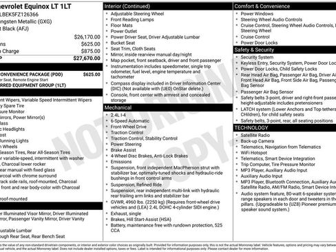 Used 2015 Chevrolet Equinox LT w/ Driver Convenience Package FWD image 27