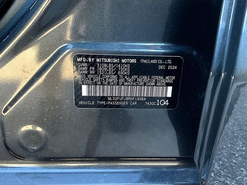 New 2024 Mitsubishi Mirage G4 Black Edition image 13