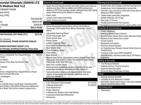 Used 2010 Chevrolet Silverado 2500 LTZ w/ Suspension Package, Off-Road AWD/4WD image 11