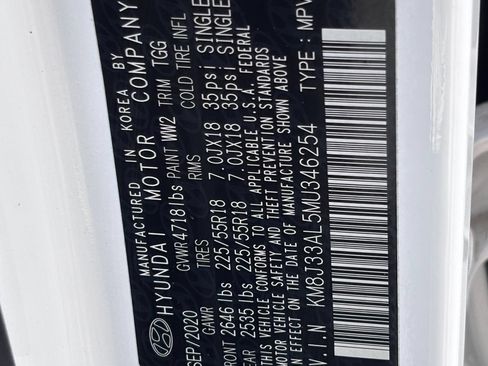 Used 2021 Hyundai Tucson SEL w/ Cargo Package FWD image 35