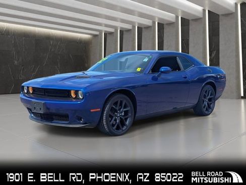 Used 2022 Dodge Challenger SXT w/ Blacktop Package RWD image 1