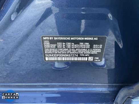 Used 2022 BMW X3 sDrive30i w/ M Sport Package 2 image 21