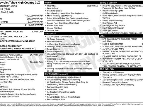 Used 2024 Chevrolet Tahoe High Country AWD/4WD image 7