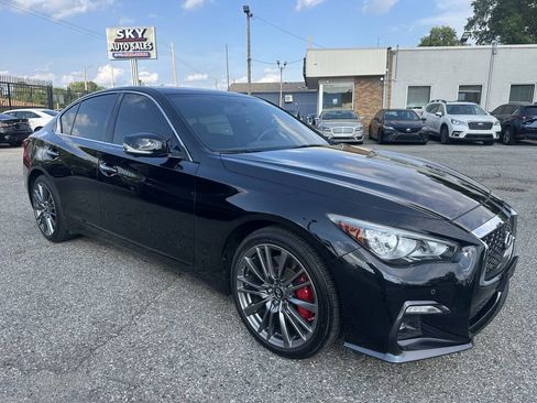 Used 2019 INFINITI Q50 Red Sport 400 w/ Sensory Package image 3
